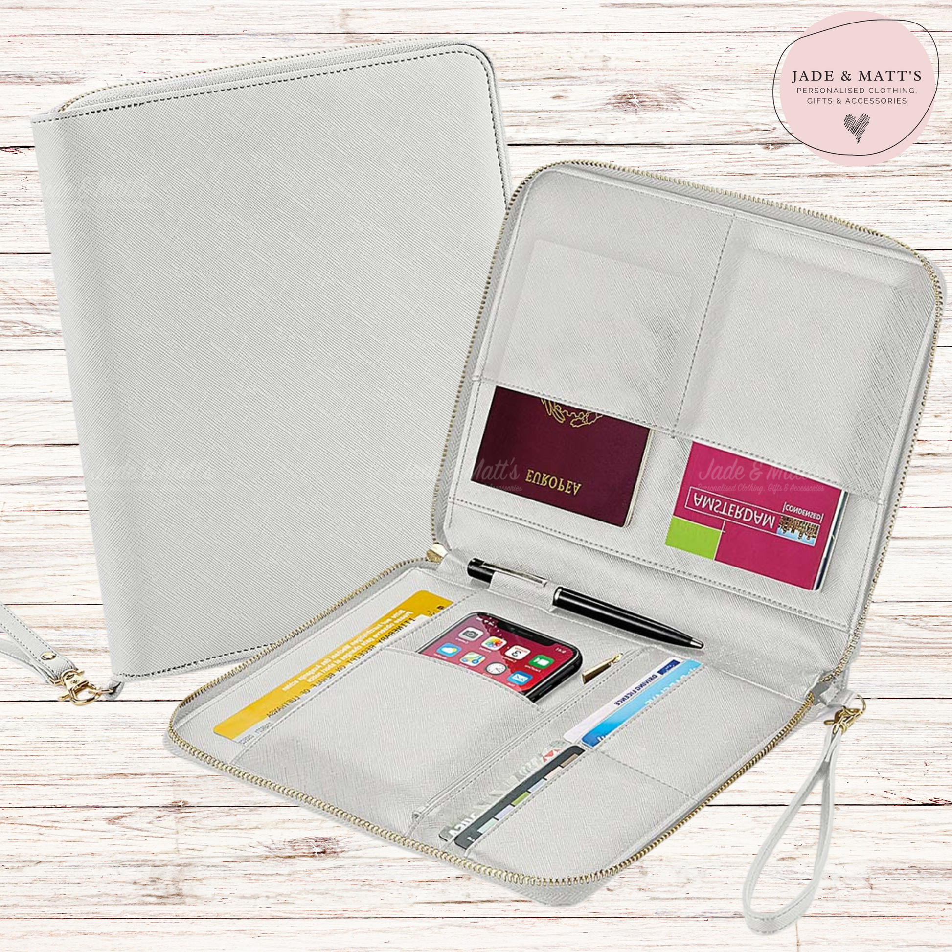 Personalised travel organiser hot sale