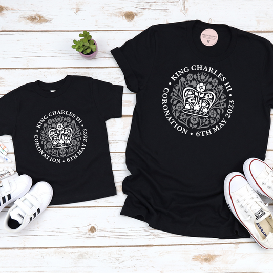 Kings Coronation 2023 | Logo t-shirts | Black