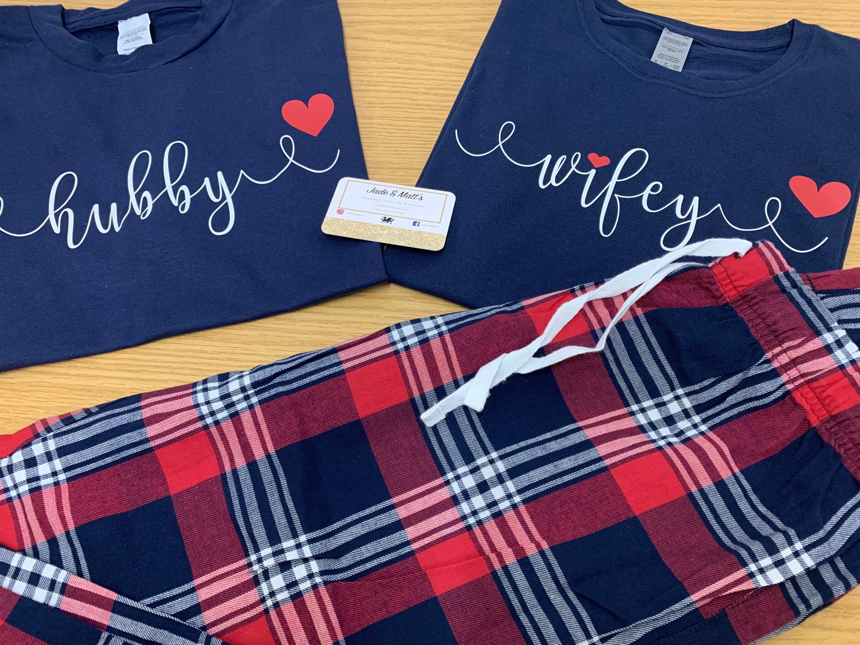 His and hers shop pjs