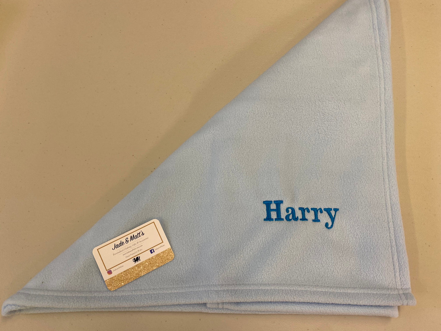 Baby Blanket | Personalised | Embroidered